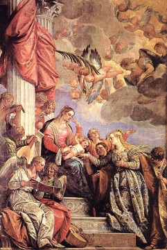 聖カタリナの結婚 ルネッサンス パオロ・ヴェロネーゼ Oil Paintings
